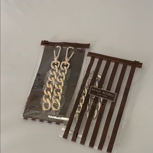 Henri Bendel chain strap extenders